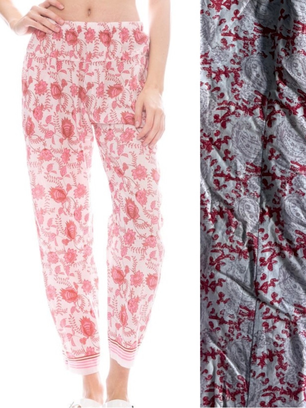 Xirena Sz XS Payton Cotton Floral Casual Ligth Pants